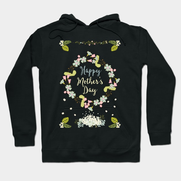 Happy Mother's Day 2021 - Cute Floral Greetings Card for Mother - Whimsical Art Hoodie by Alice_creates